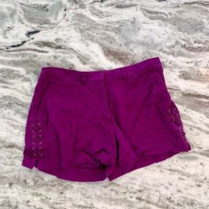 Purple Shorts 5” from WhiteHouseBlackMarket (12P)